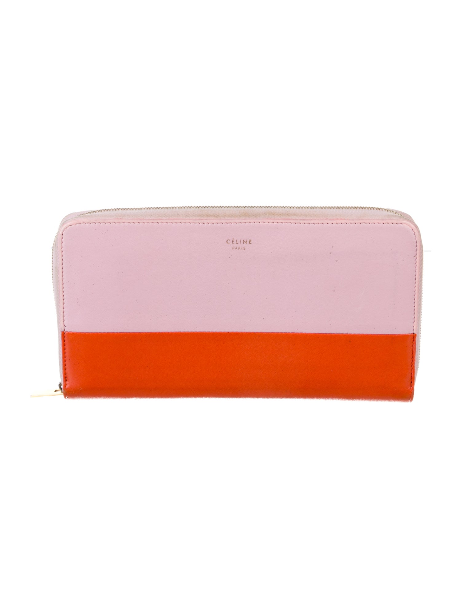 Celine 2015 Bicolor Continental Wallet