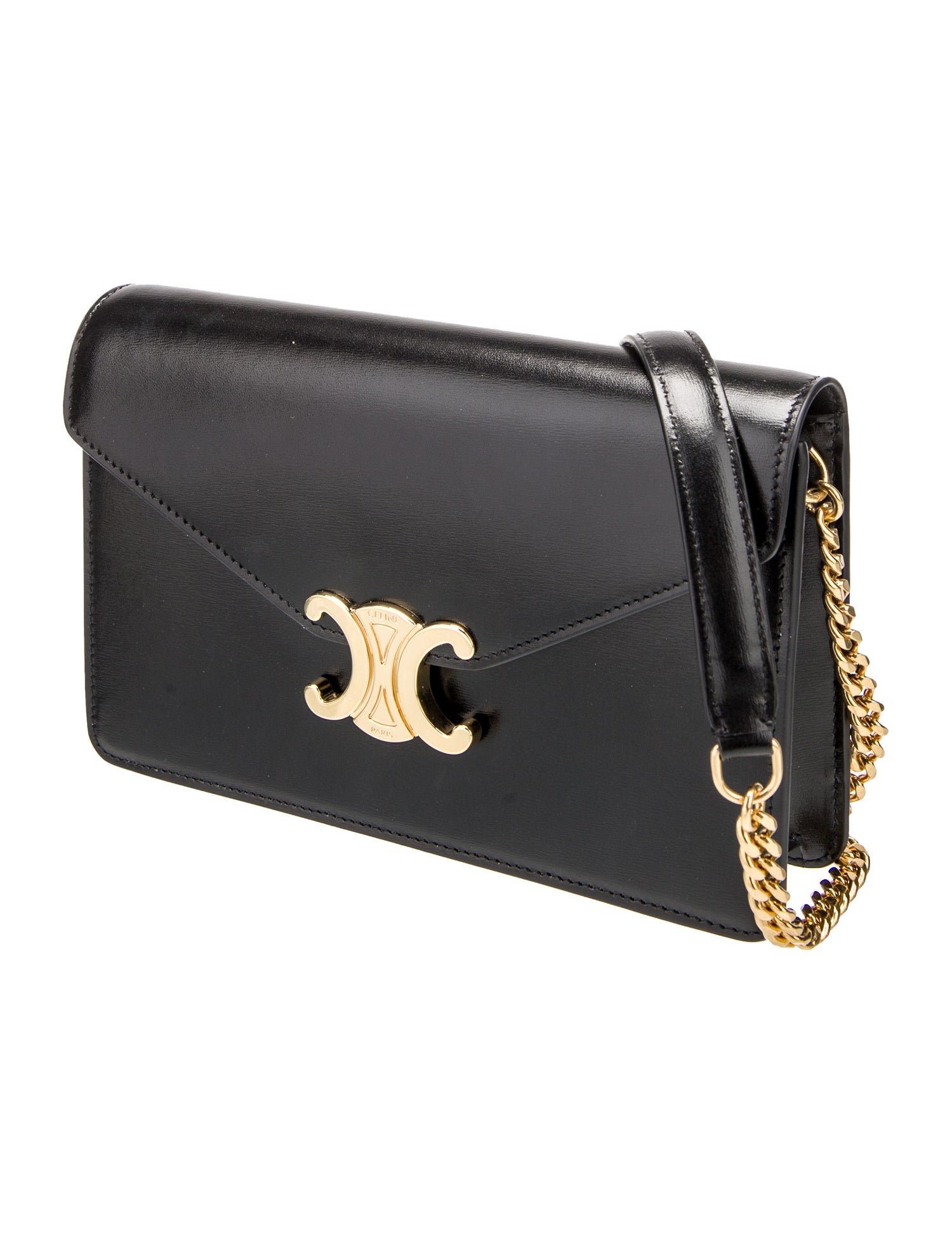 Celine Triomphe Margo Wallet on Chain 2023
