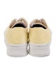 Celine Canvas Embroidered Accent Sneakers