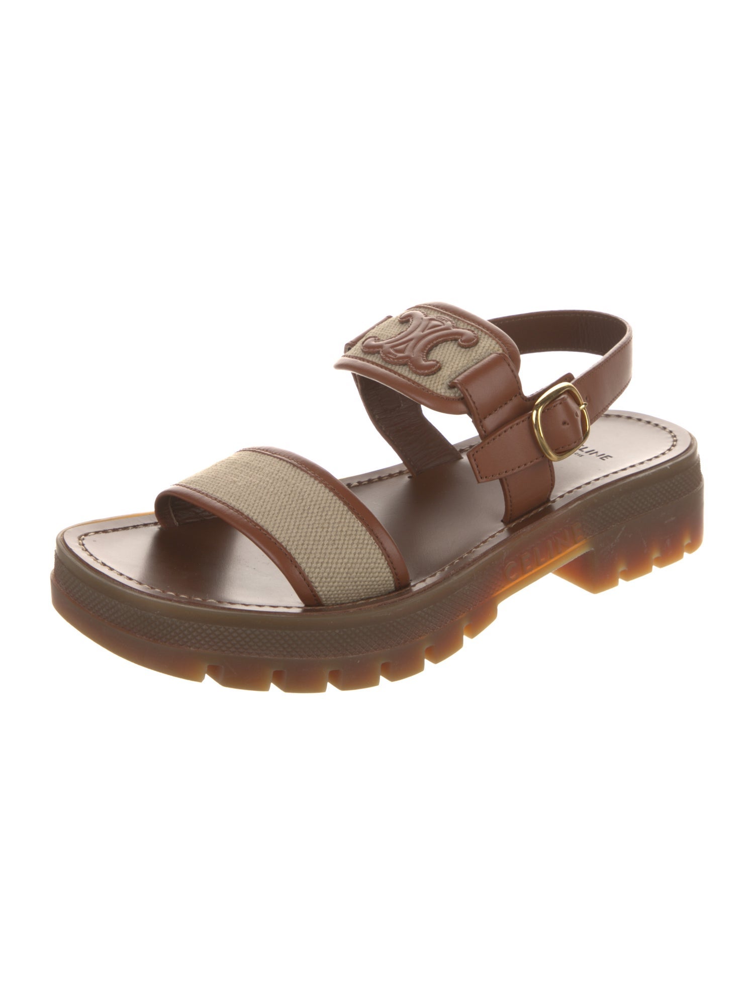 Celine Leather Gladiator Sandals