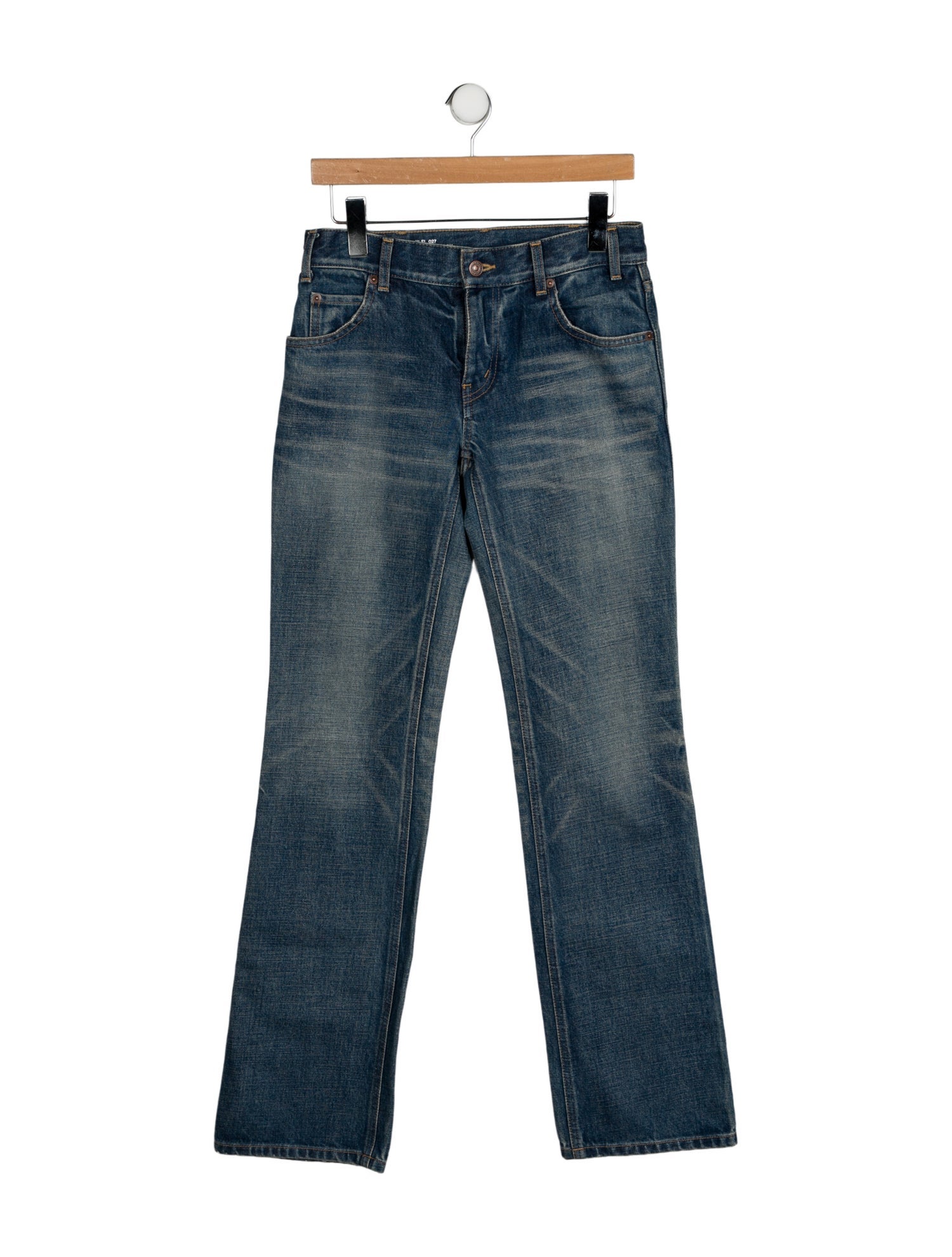 Celine Dark Union Wash Straight Leg Jeans