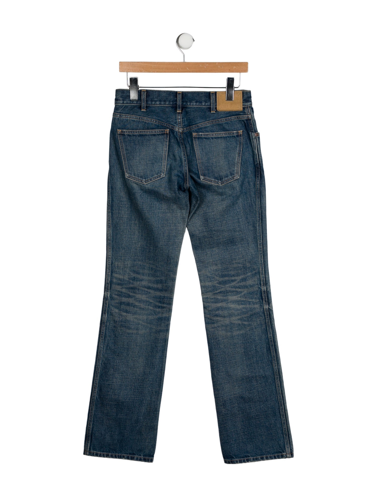 Celine Dark Union Wash Straight Leg Jeans