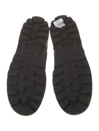 Celine Canvas Combat Boots