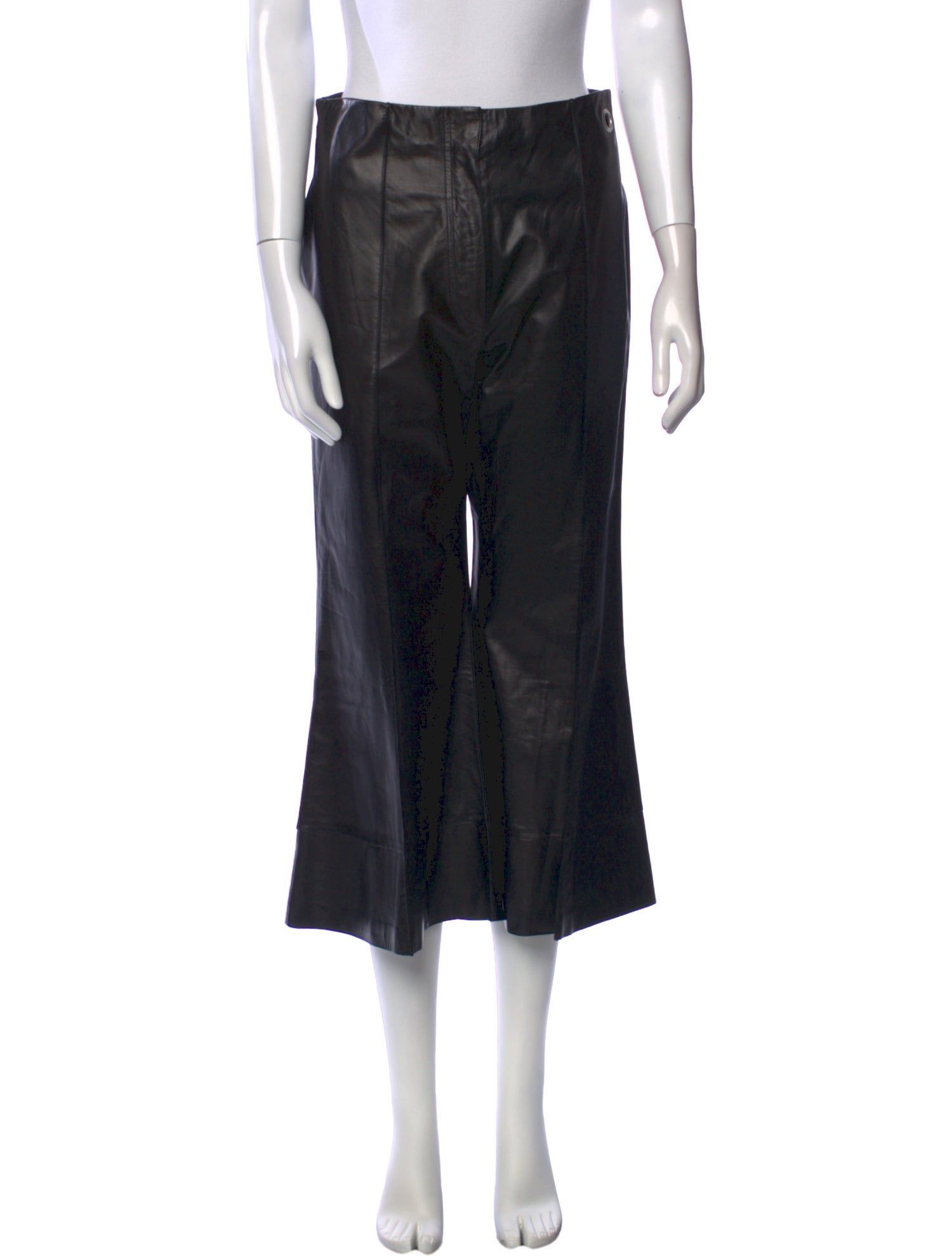 Celine Leather Wide Leg Pants w/ Tags