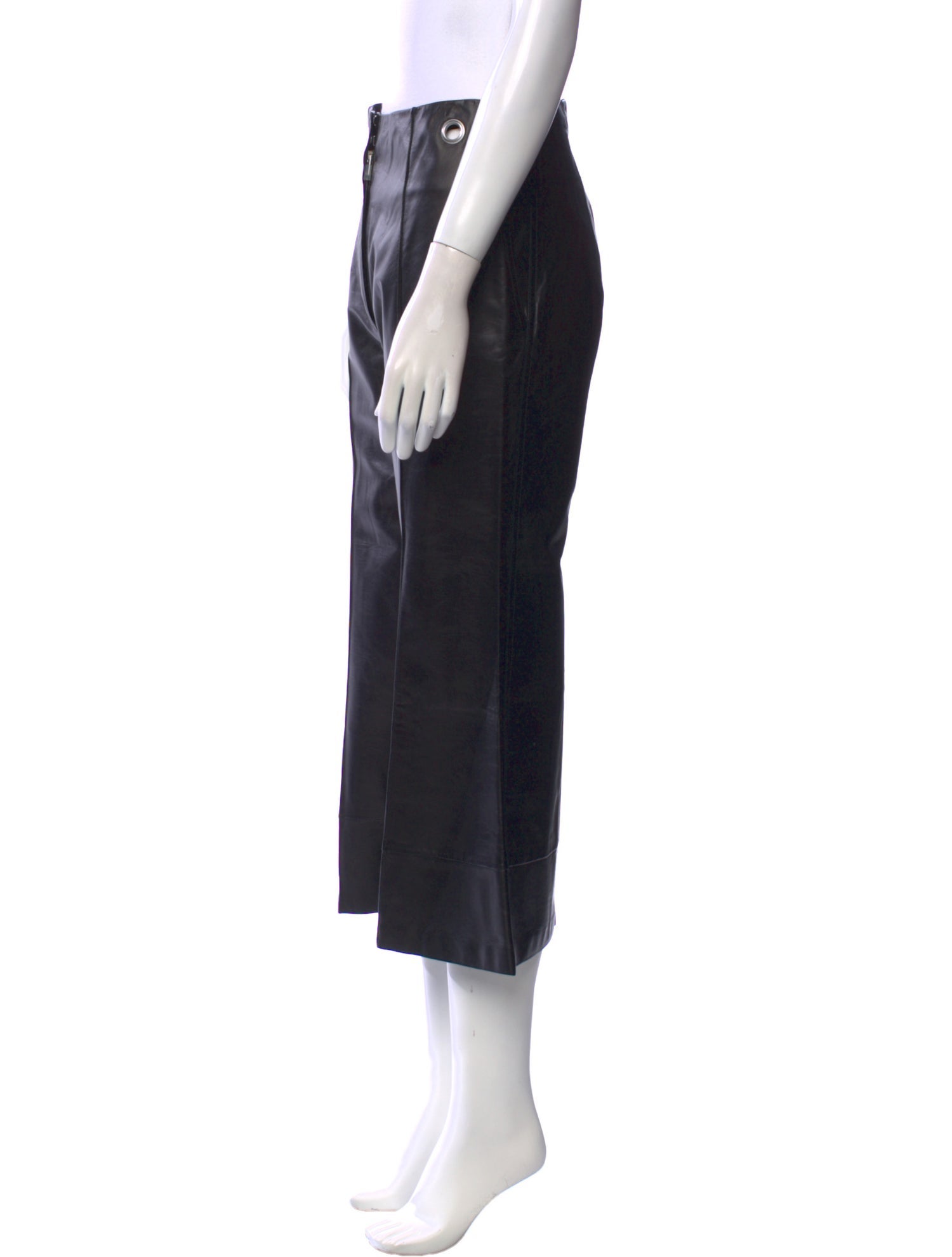 Celine Leather Wide Leg Pants w/ Tags