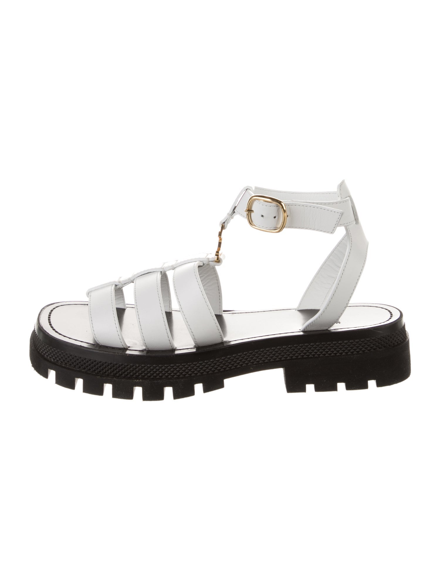 Celine Leather Gladiator Sandals