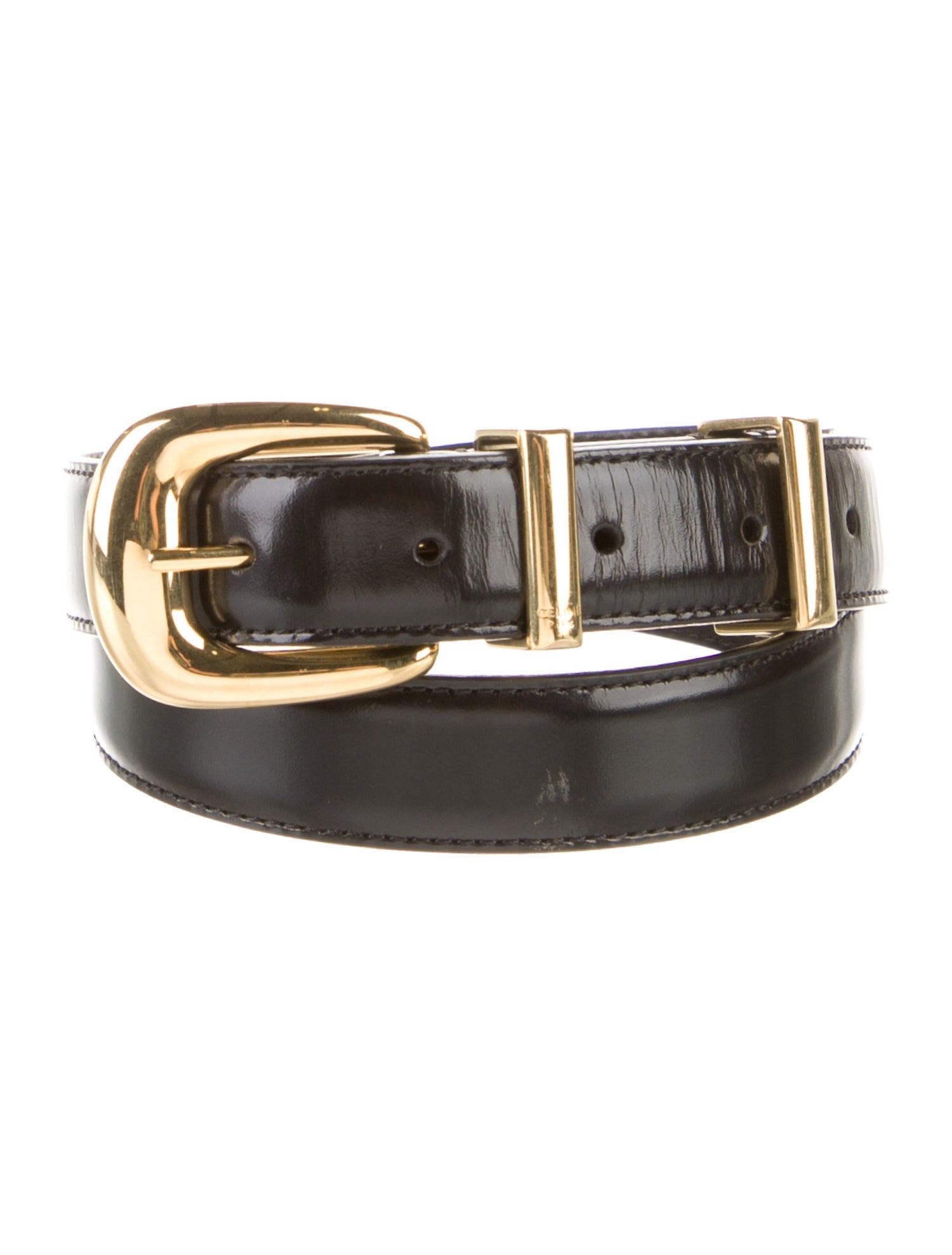 Celine Skinny Leather Belt