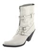 Celine Leather Moto Boots