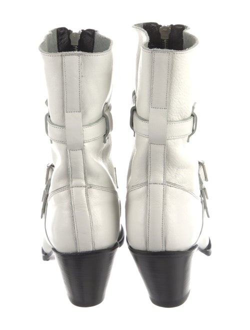 Celine Leather Moto Boots