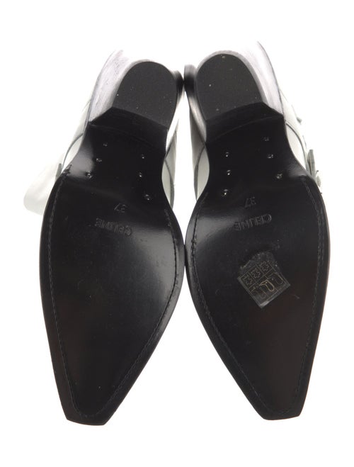 Celine Leather Moto Boots
