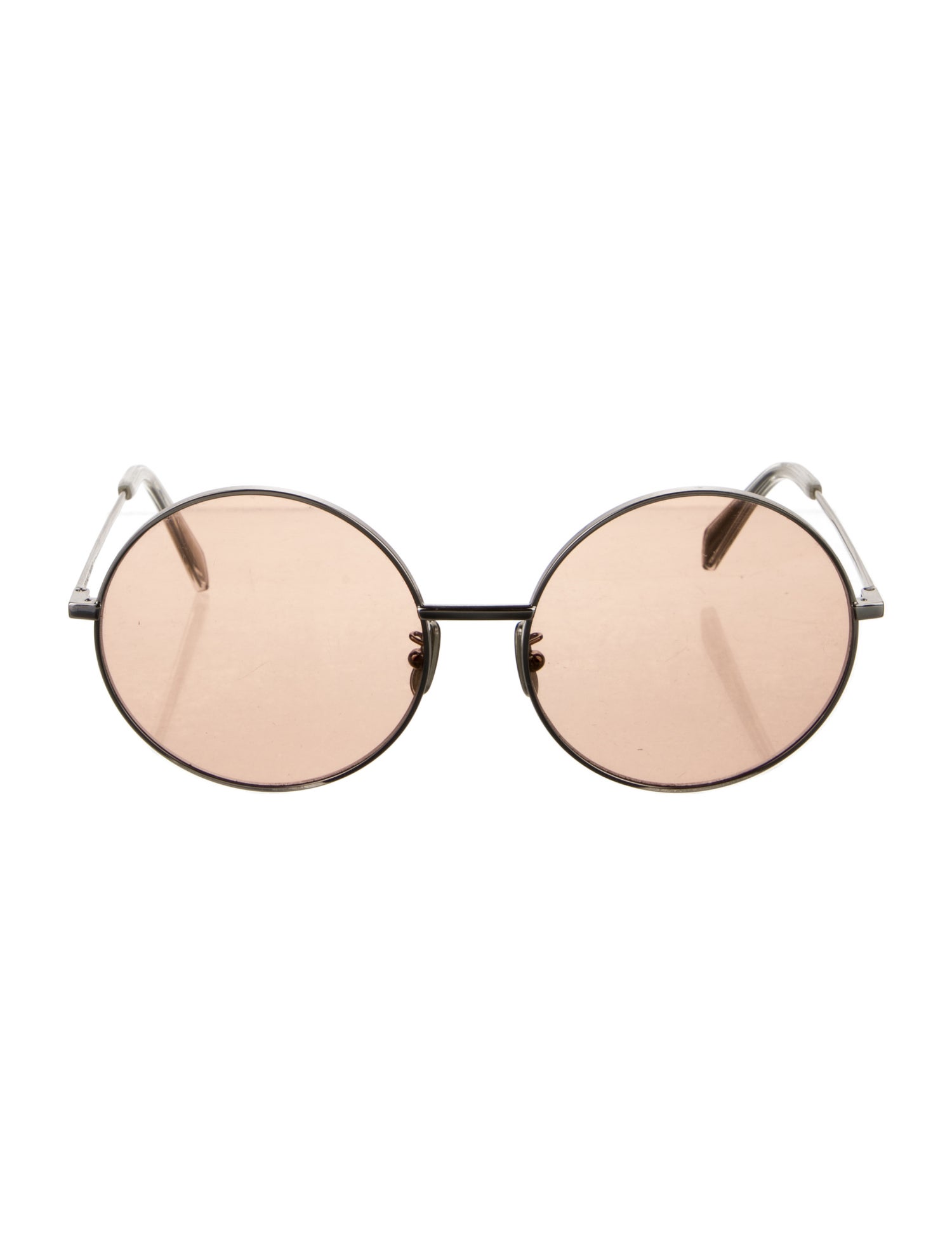 Celine Round Mirrored Sunglasses