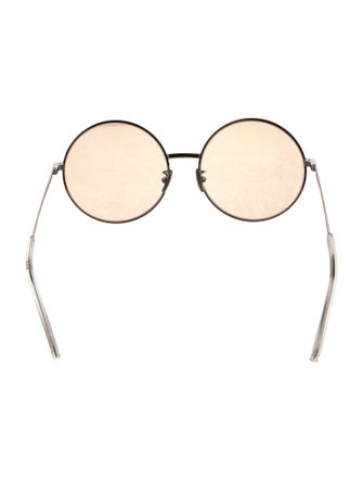 Celine Round Mirrored Sunglasses