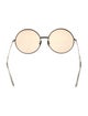 Celine Round Mirrored Sunglasses