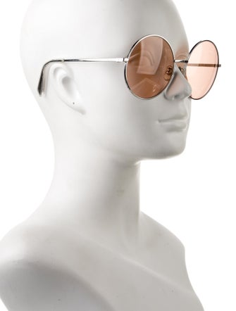 Celine Round Mirrored Sunglasses