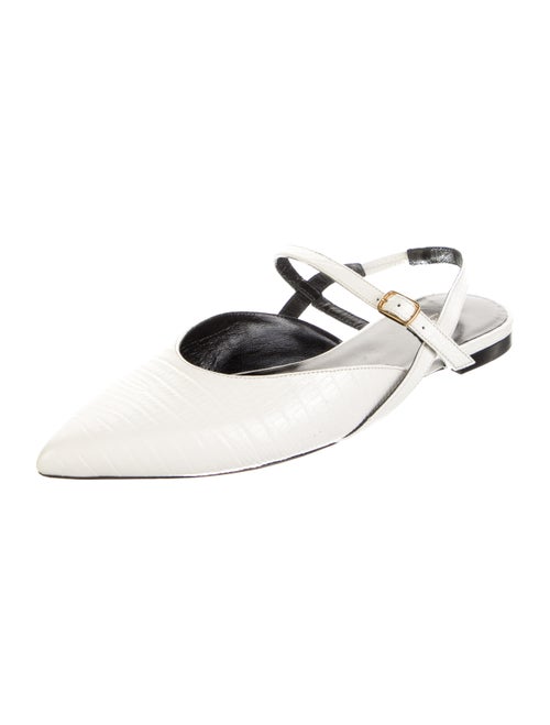 Celine Leather Slingback Flats