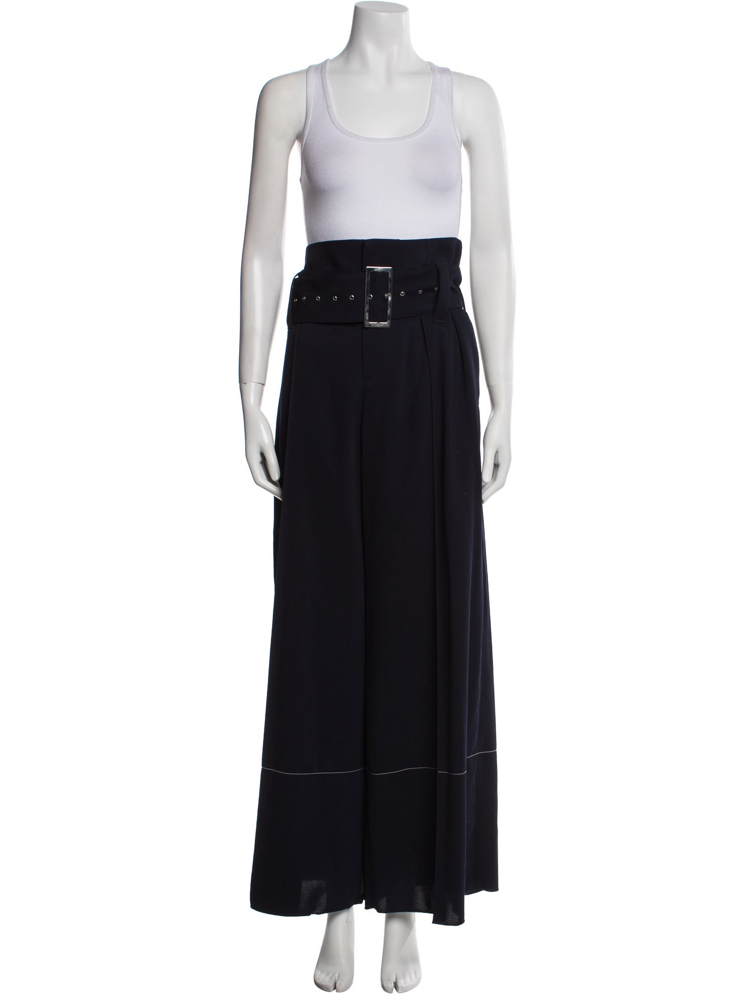 Celine Wool Wide Leg Pants