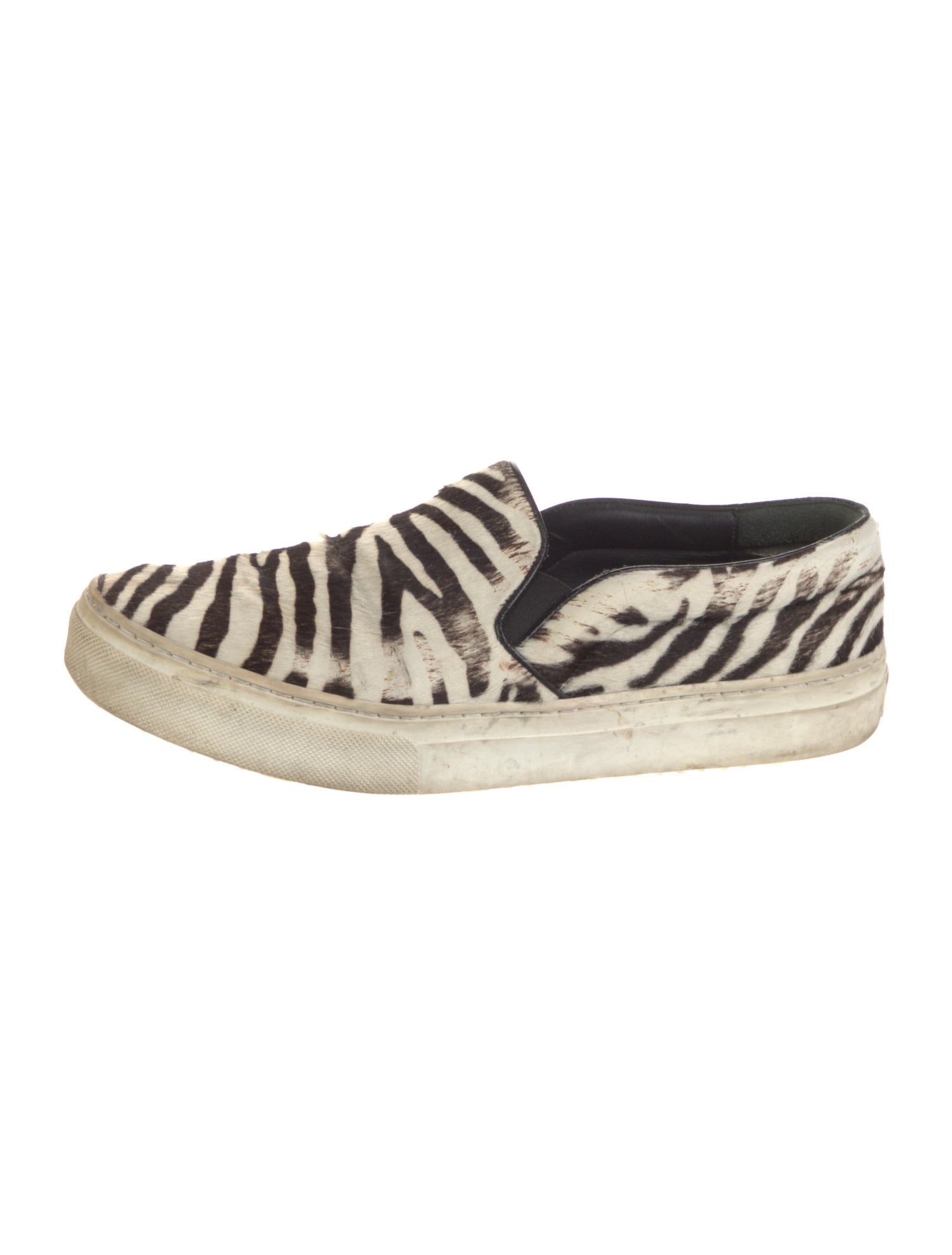 Celine Ponyhair Animal Print Sneakers