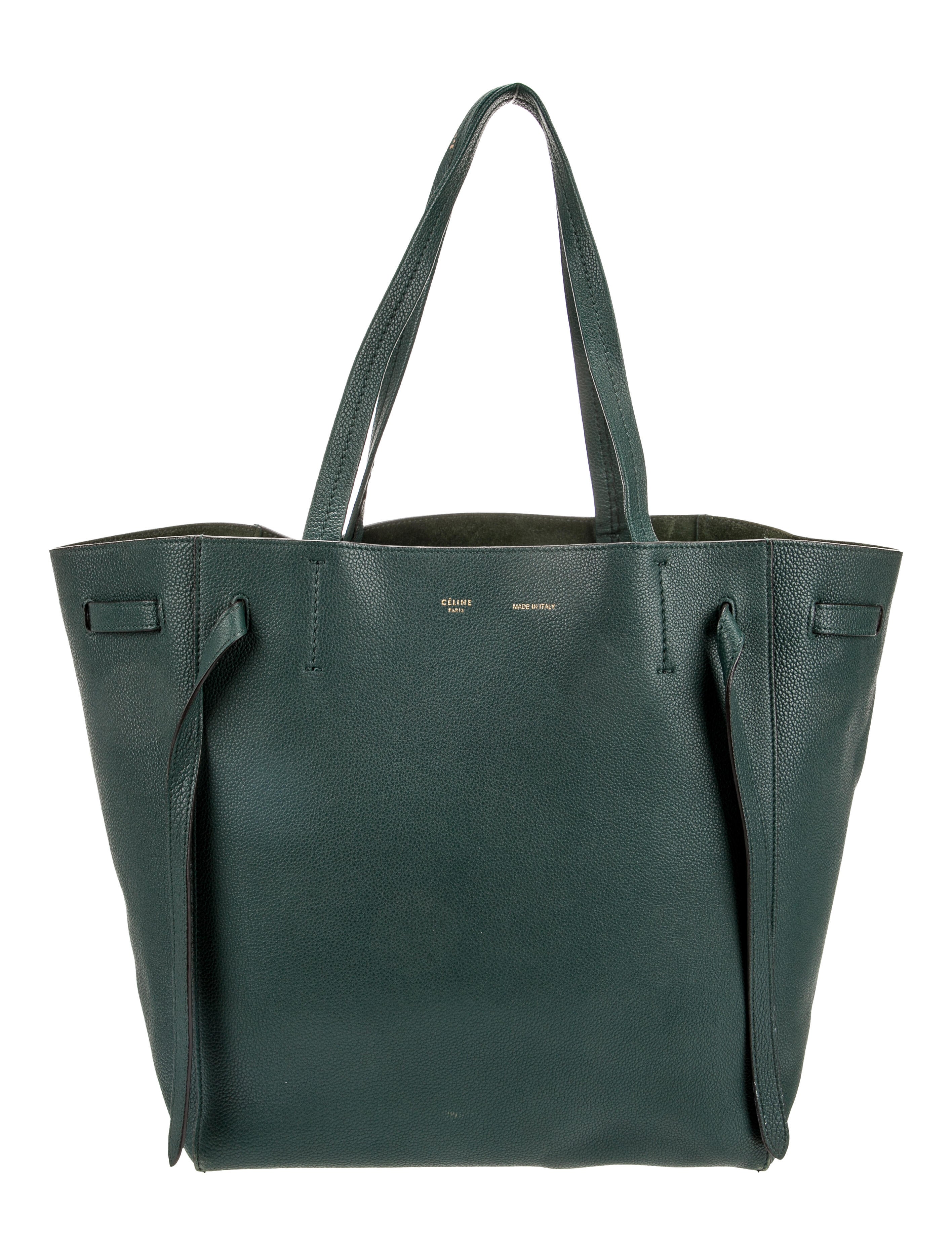 Celine Leather Cabas Phantom w/Belt Small