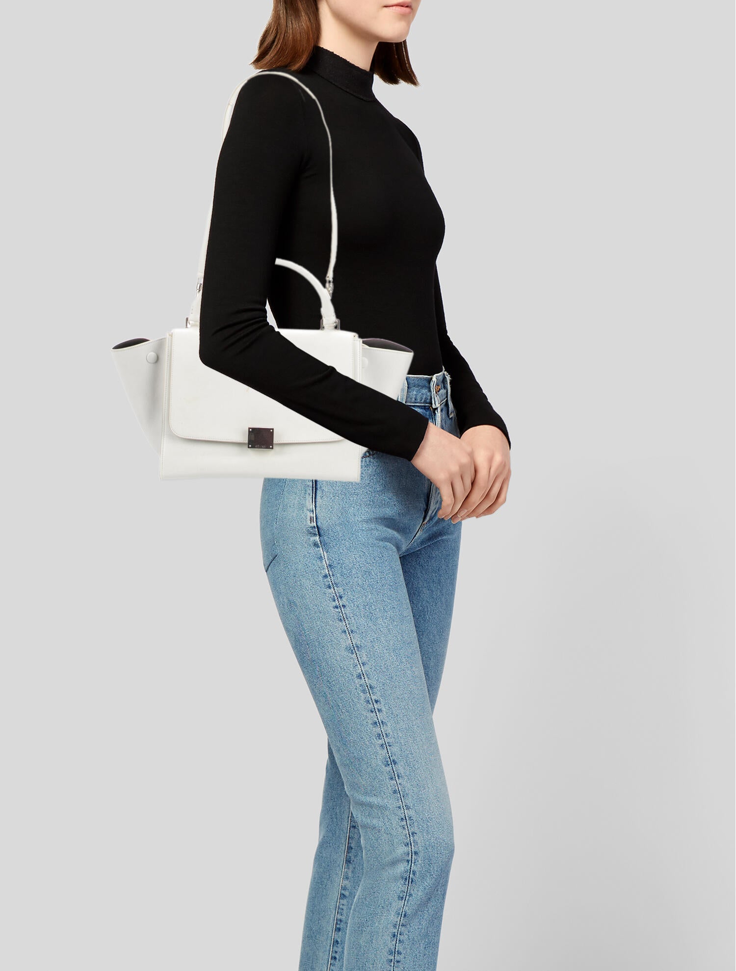 Celine Leather Trapeze Small