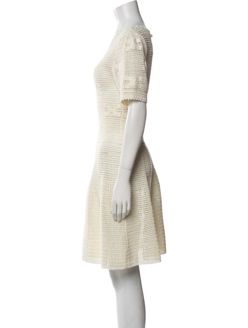 Celine Scoop Neck Knee-Length Dress