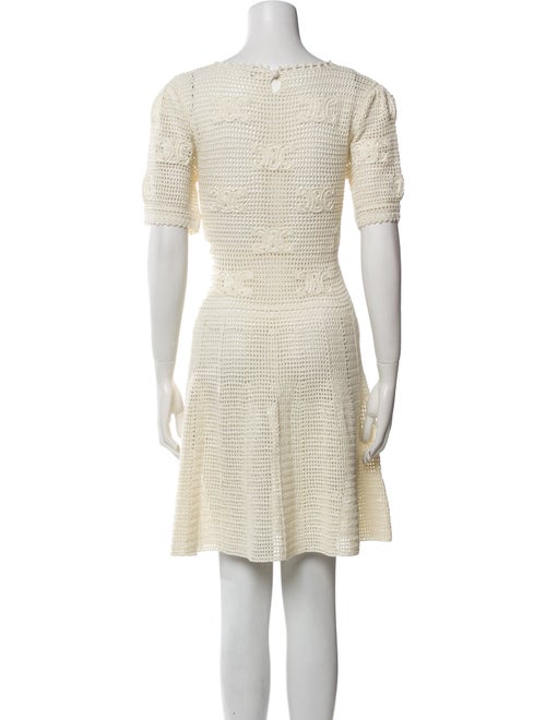 Celine Scoop Neck Knee-Length Dress