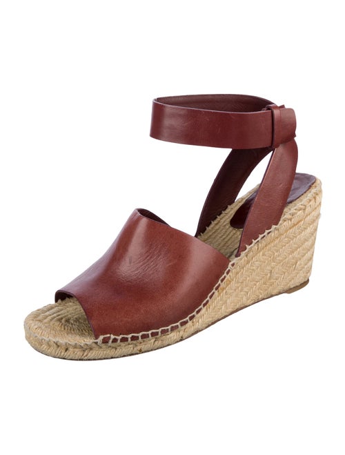 Celine Leather Printed Espadrilles