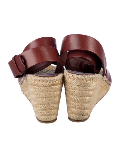 Celine Leather Printed Espadrilles