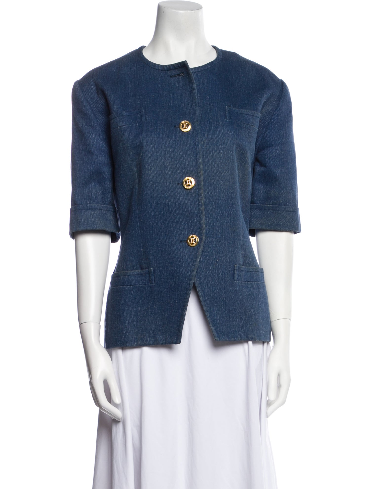 Celine Vintage 1980's Denim Jacket