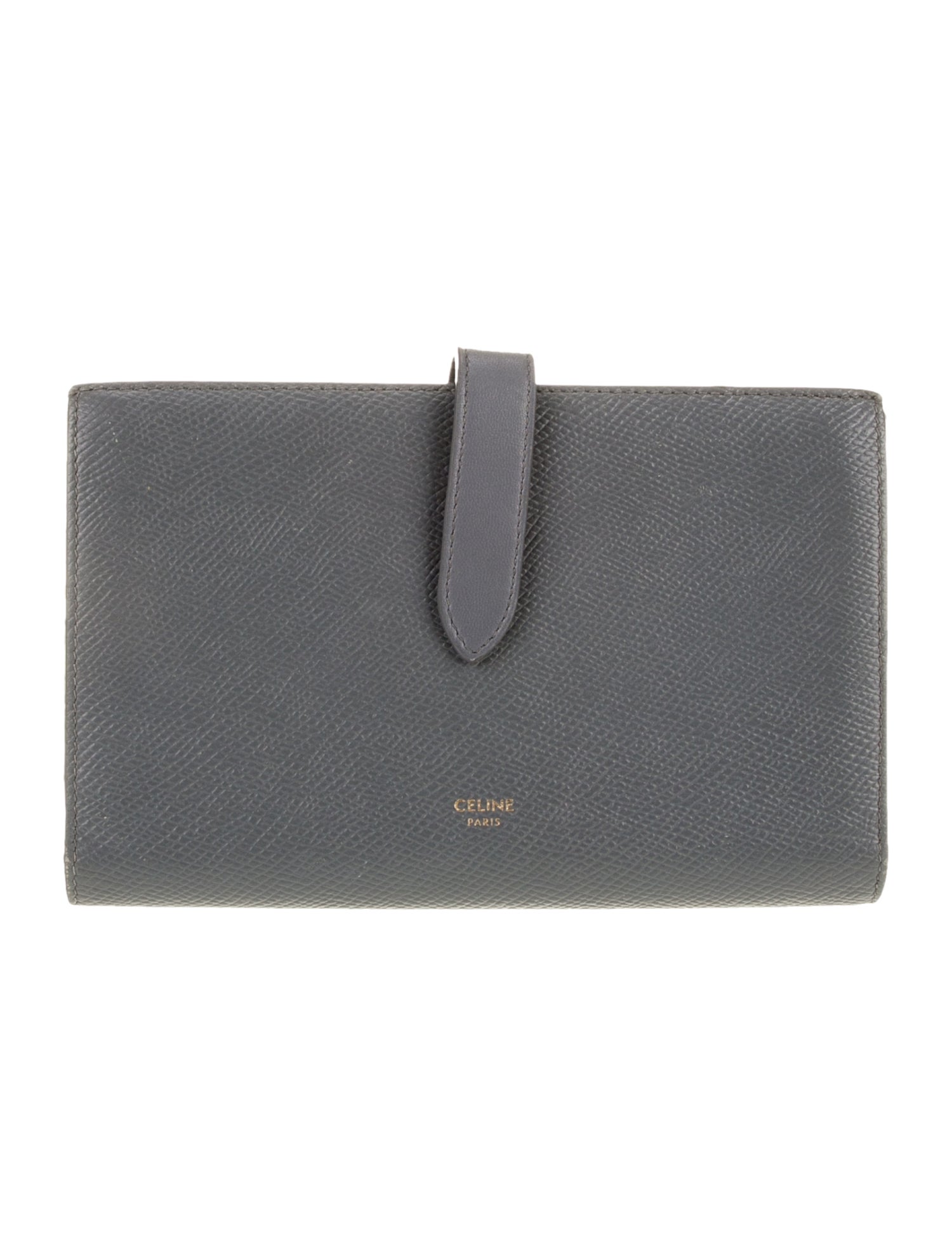 Celine Strap Wallet Leather French Purse