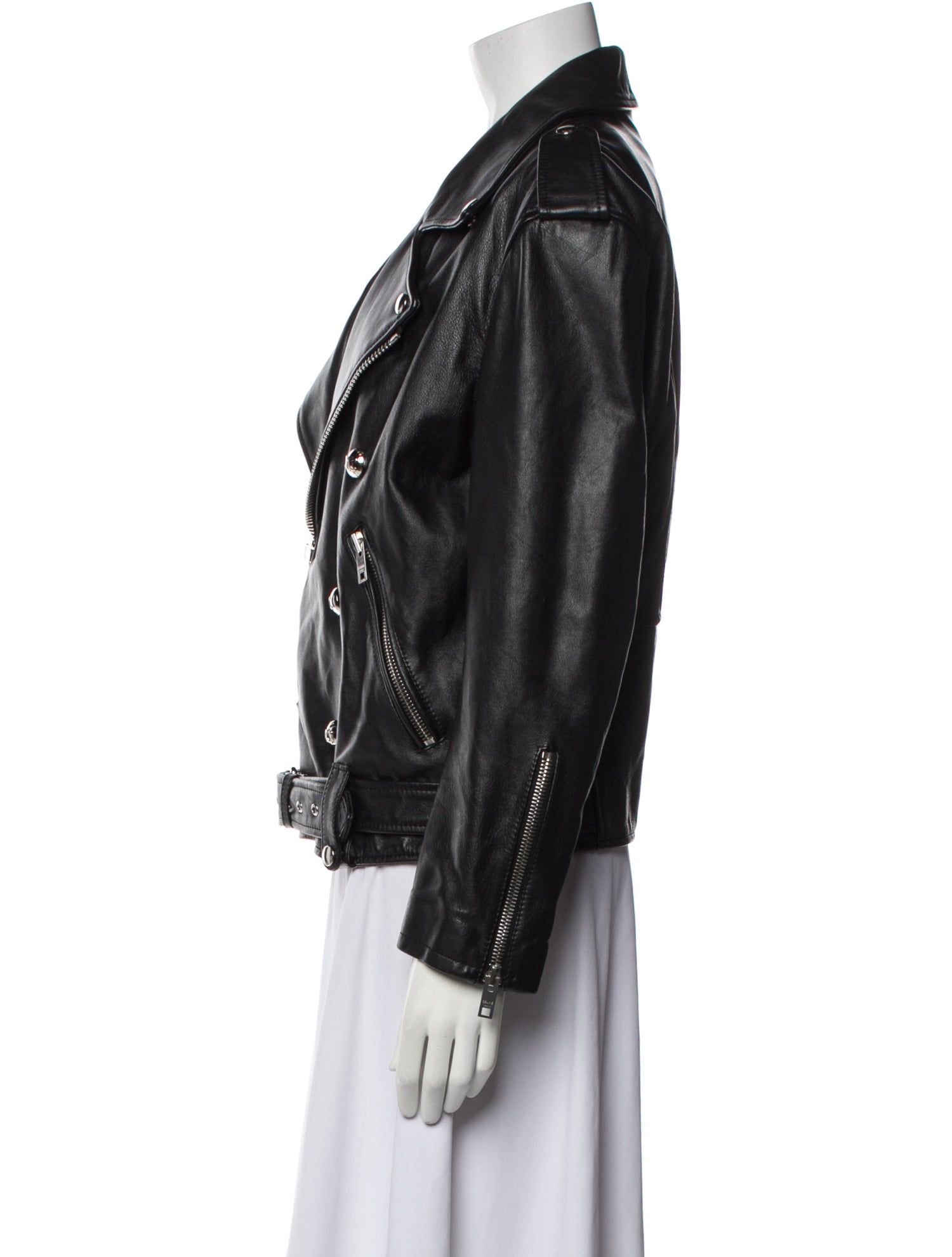 Celine Leather Biker Jacket