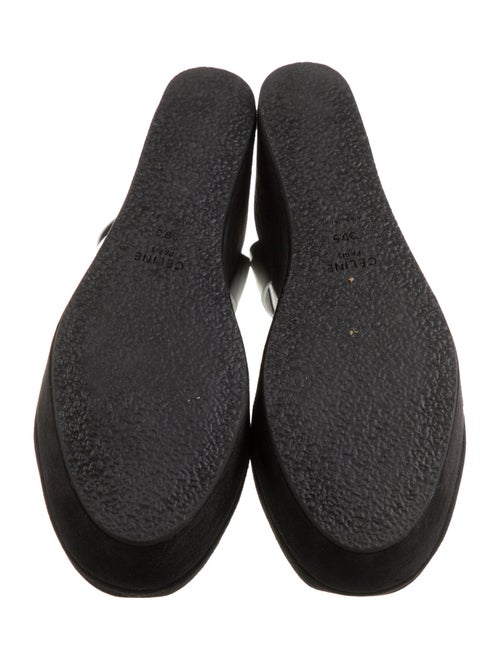 Celine Leather Colorblock Pattern Sandals