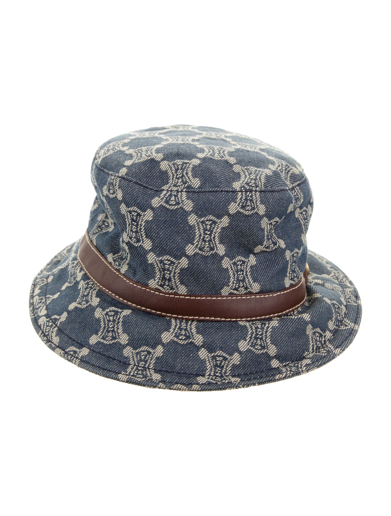 ハット CELINE Triomphe bucket hat in raffio triomphe bucket hat in raffia - NATURAL | CELINE