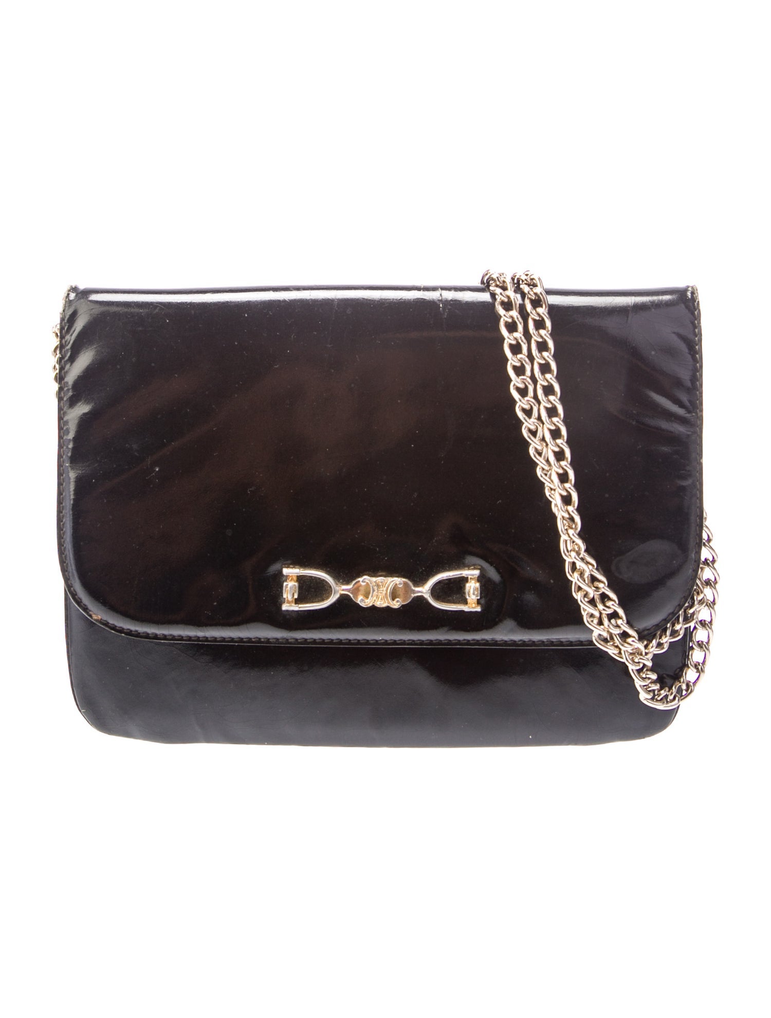 Celine Leather Shoulder Bag