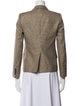 Celine Wool Houndstooth Print Blazer