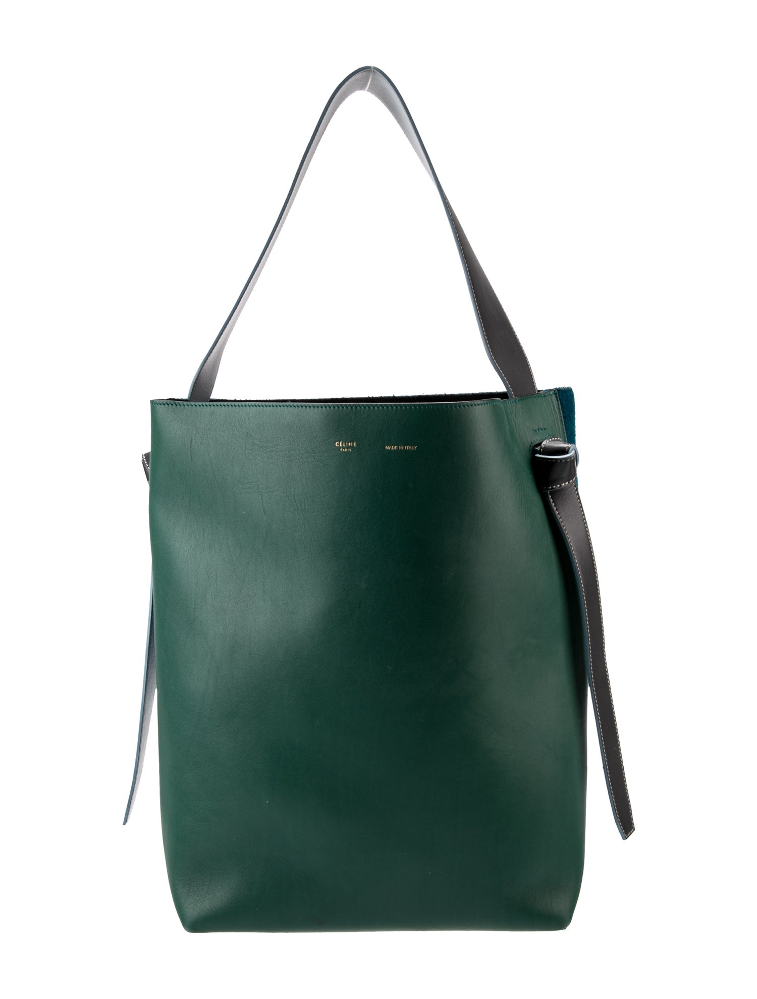Celine 2024 Teen Triomphe Supple Panier Tote - Neutrals