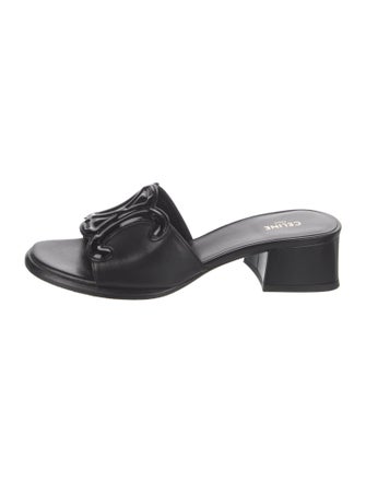 Celine Leather Slides