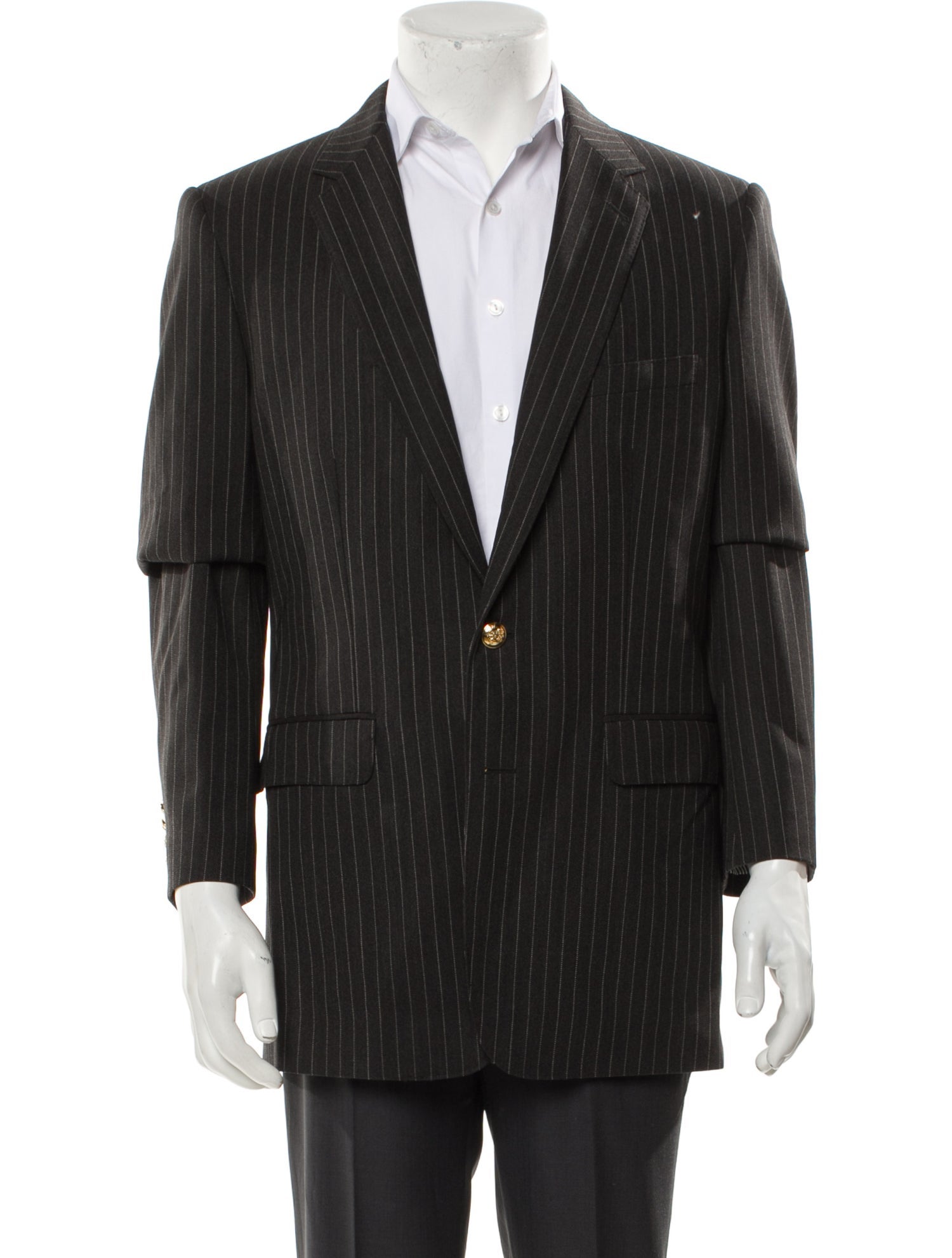 Celine Virgin Wool Striped Blazer