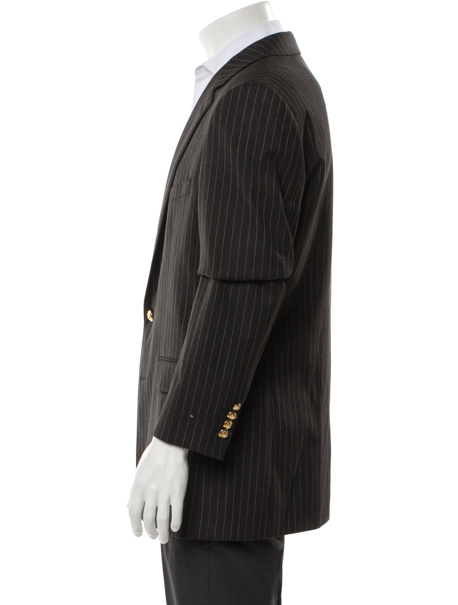 Celine Virgin Wool Striped Blazer