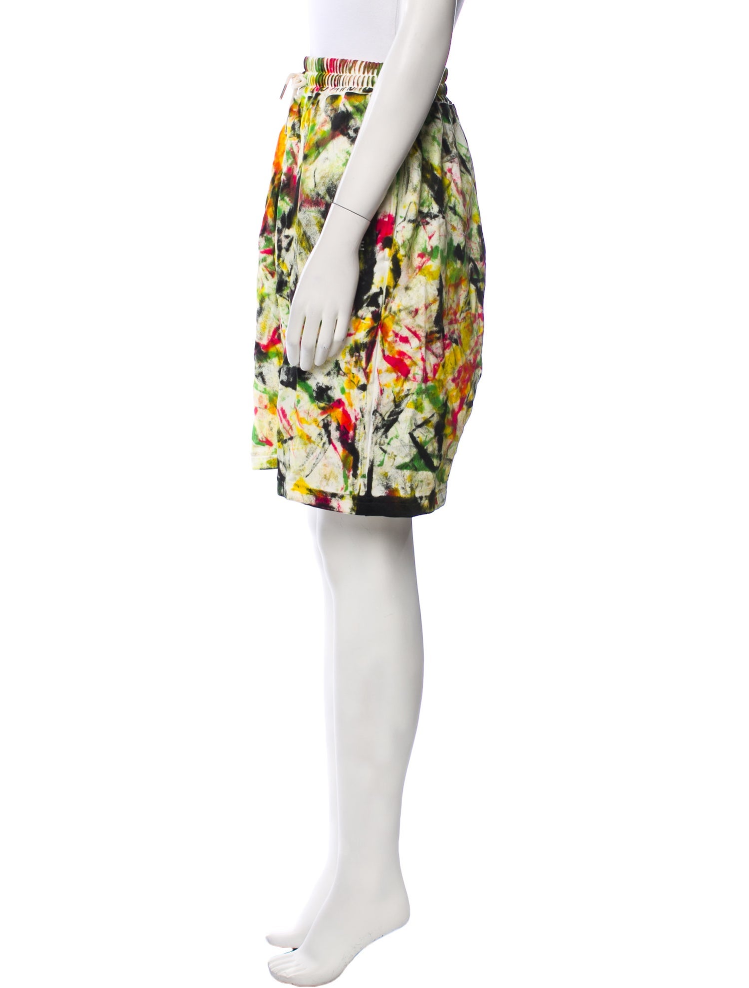 Celine Tie-Dye Knee-Length Shorts