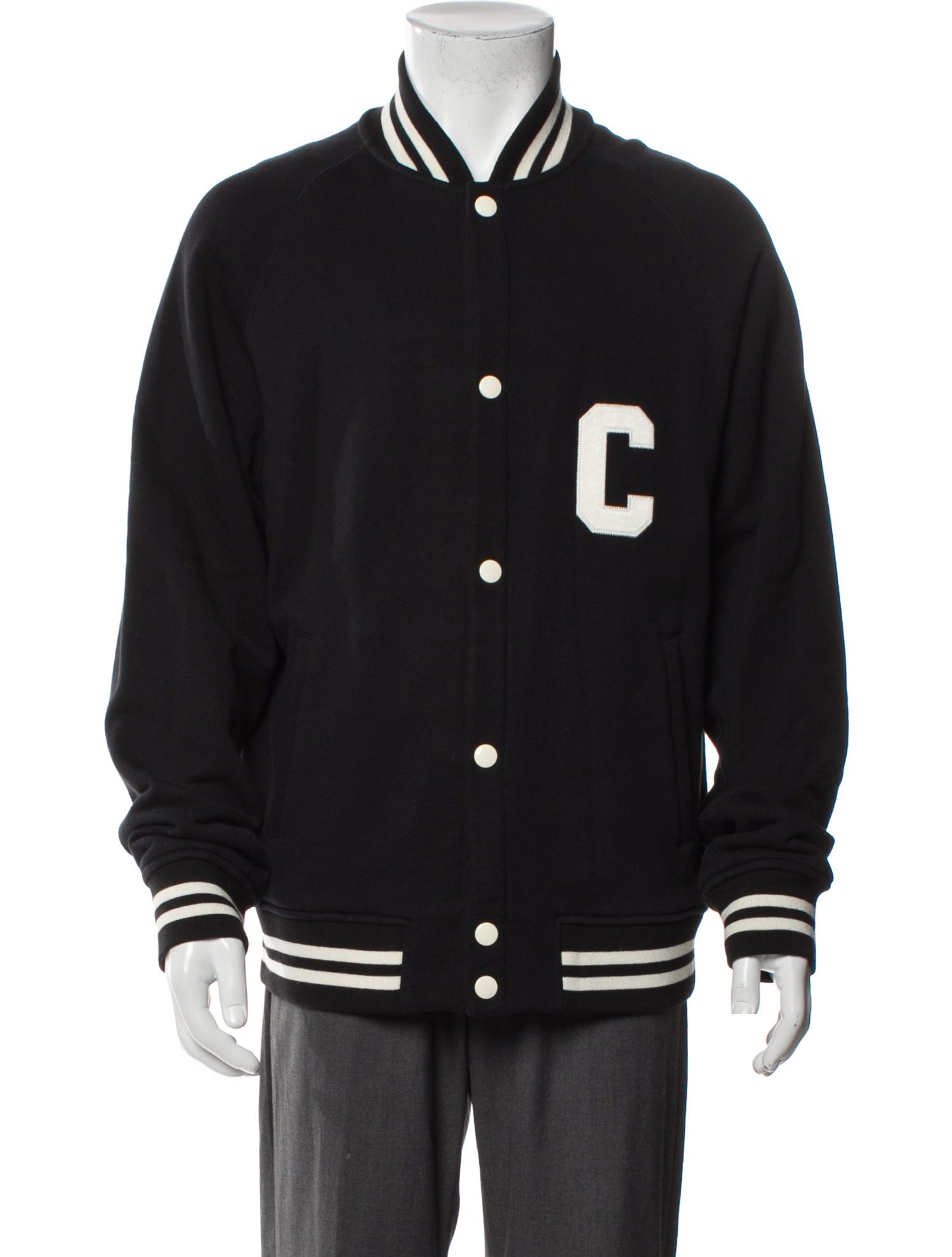 Celine Varsity Striped Varsity Jacket