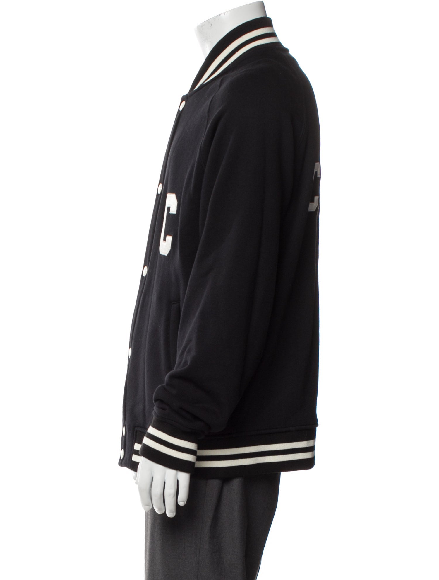 Celine Varsity Striped Varsity Jacket