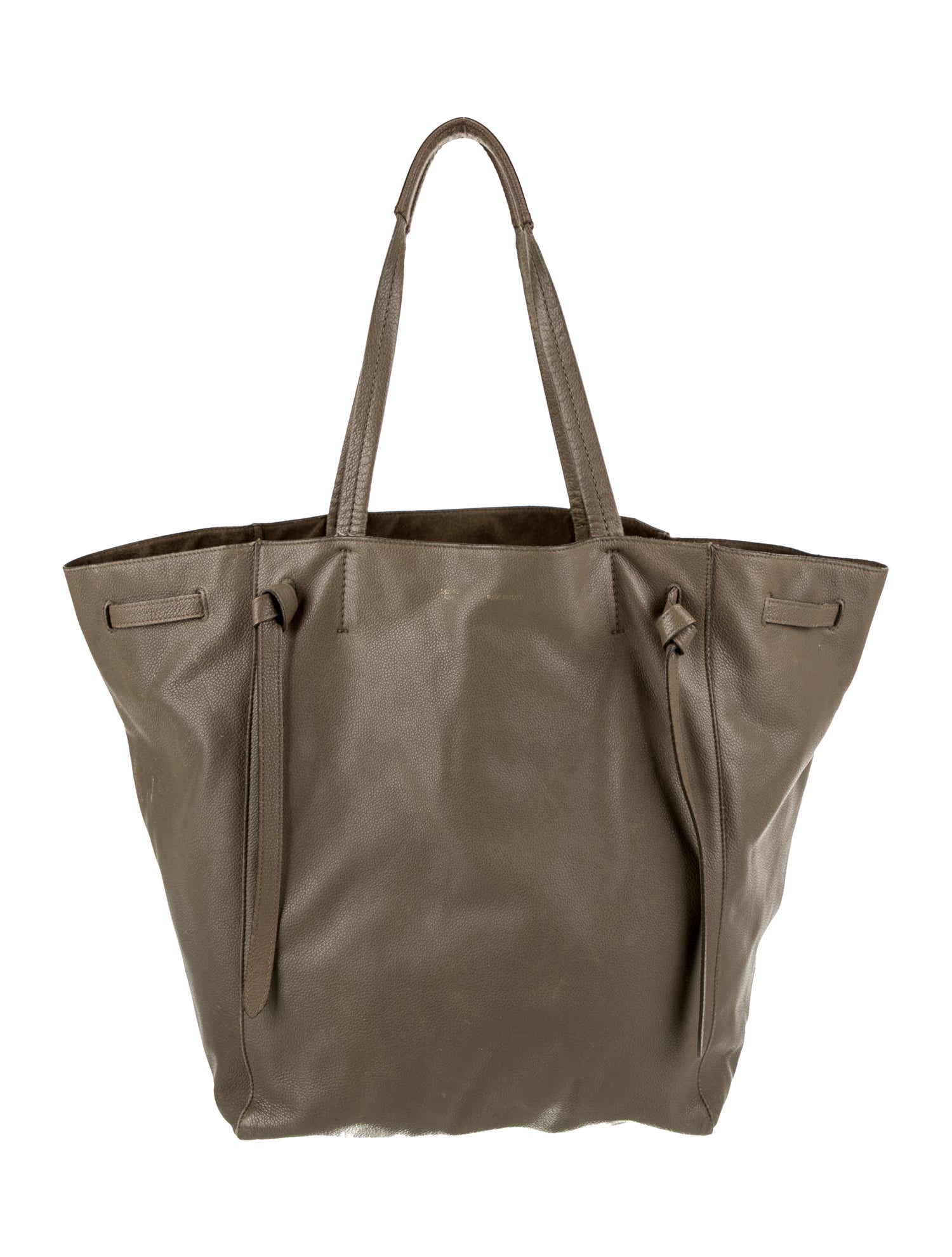 Celine Leather Cabas Phantom w/Belt Medium