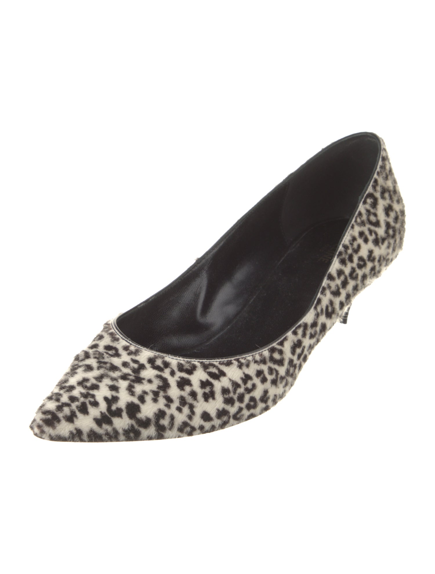 Celine Ponyhair Animal Print Pumps