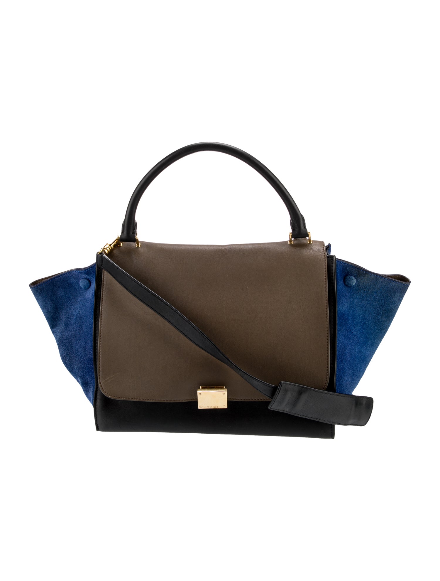 Celine Leather Trapeze Small