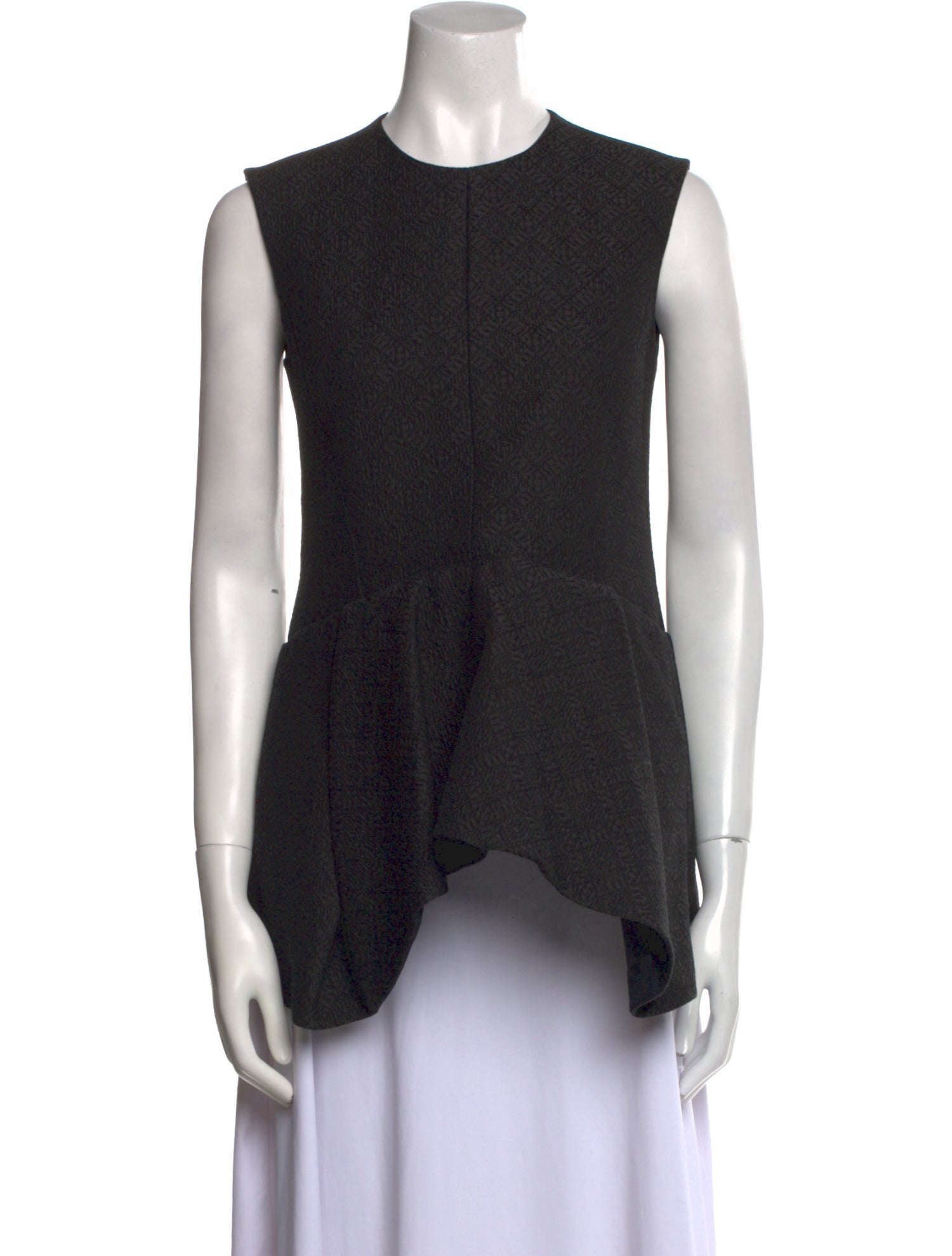 Celine Crew Neck Sleeveless Top