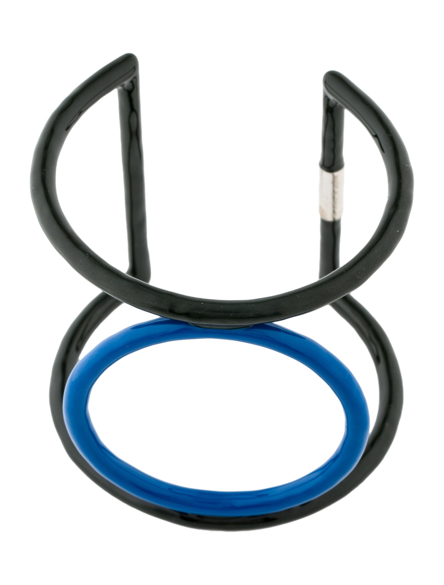 Celine Enamel Geometric Cuff