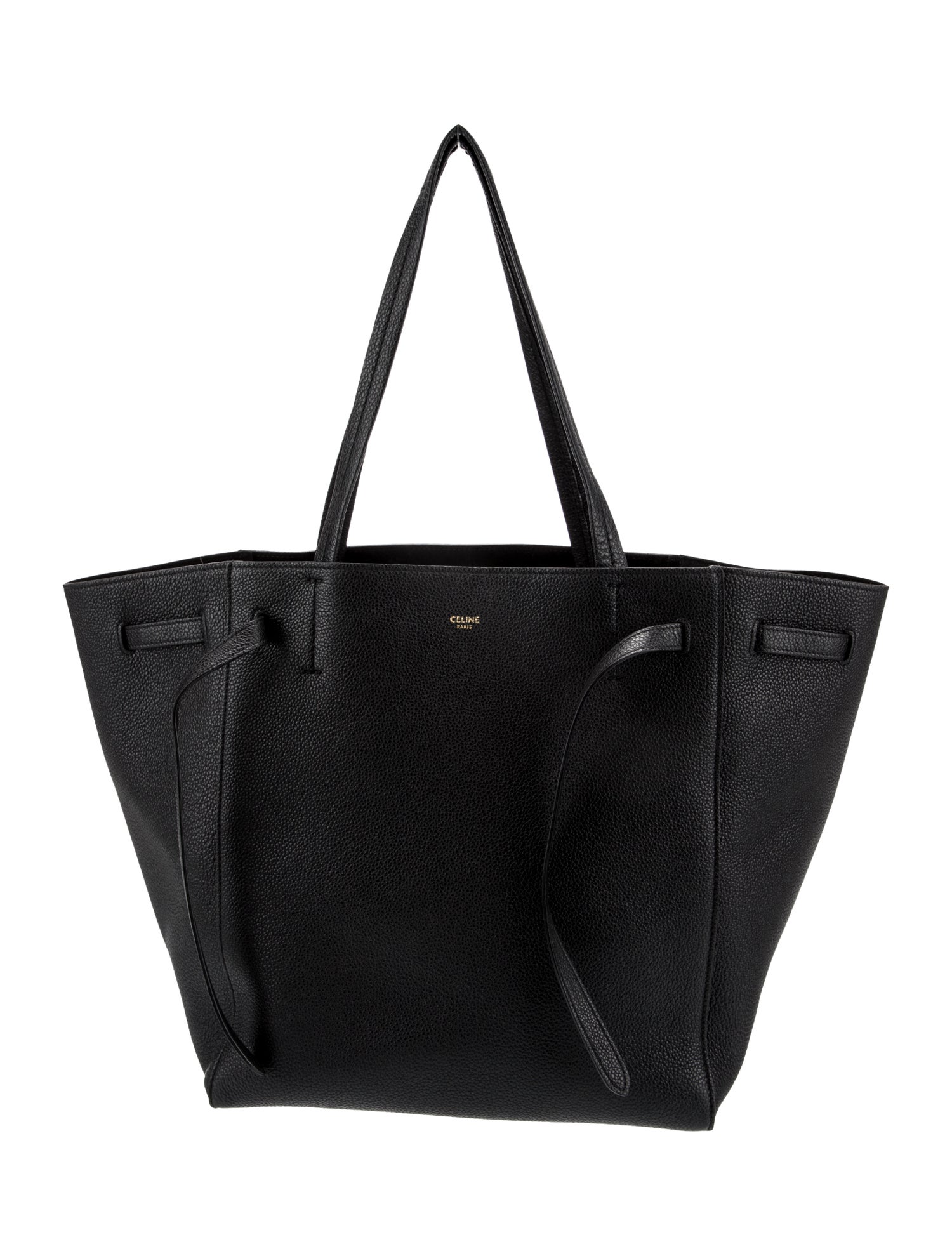 Celine Leather Cabas Phantom w/Belt Small