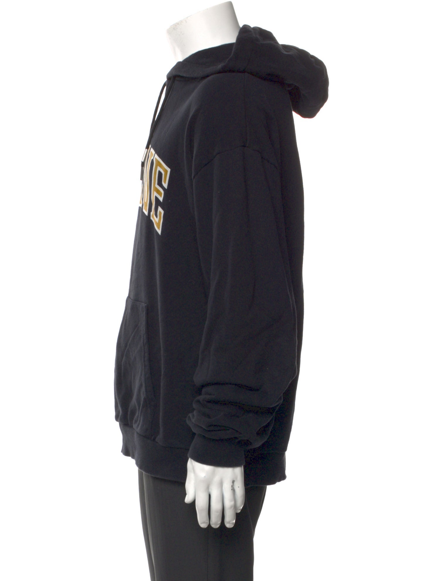 Celine Graphic Print Mock Neck Hoodie