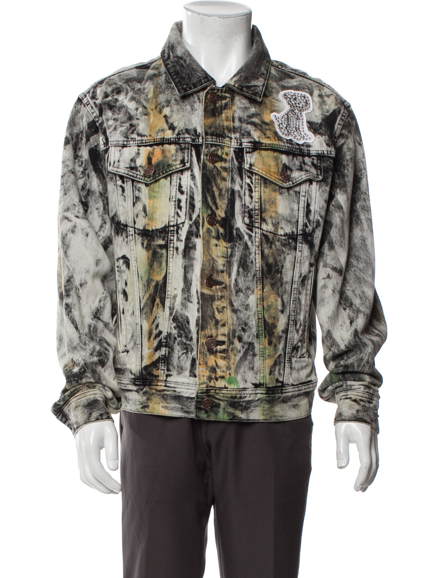 Celine 2022 Printed Trucker Jacket