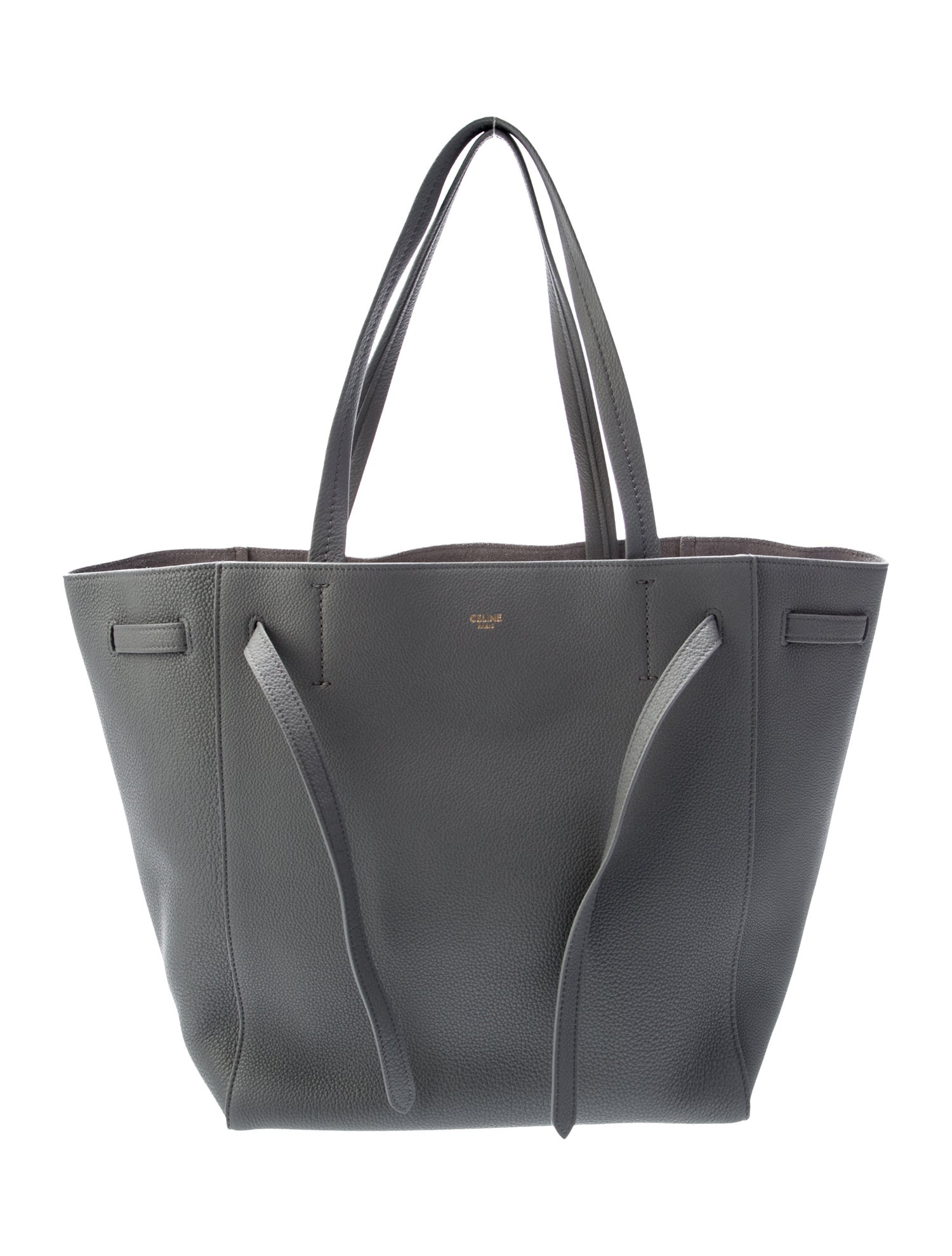 Celine Leather Cabas Phantom w/Belt Small